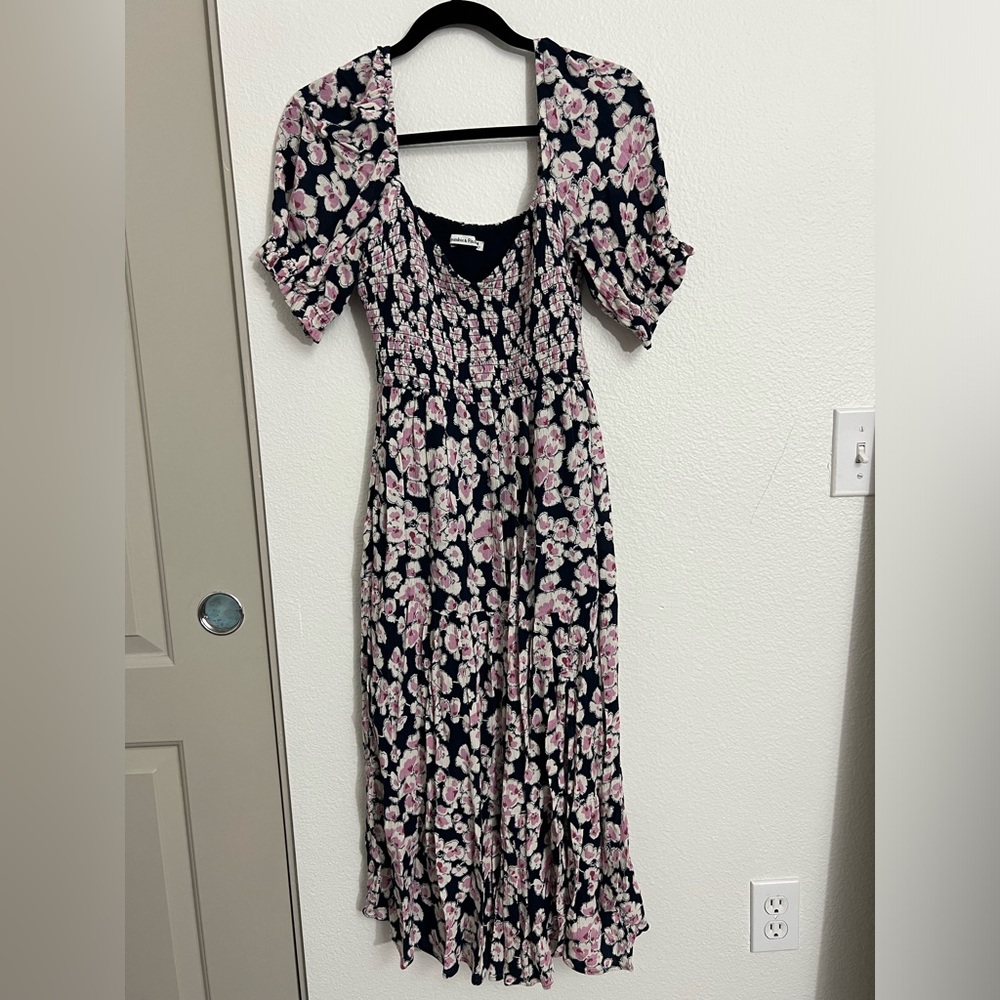 Abercrombie & Fitch slit midi dress